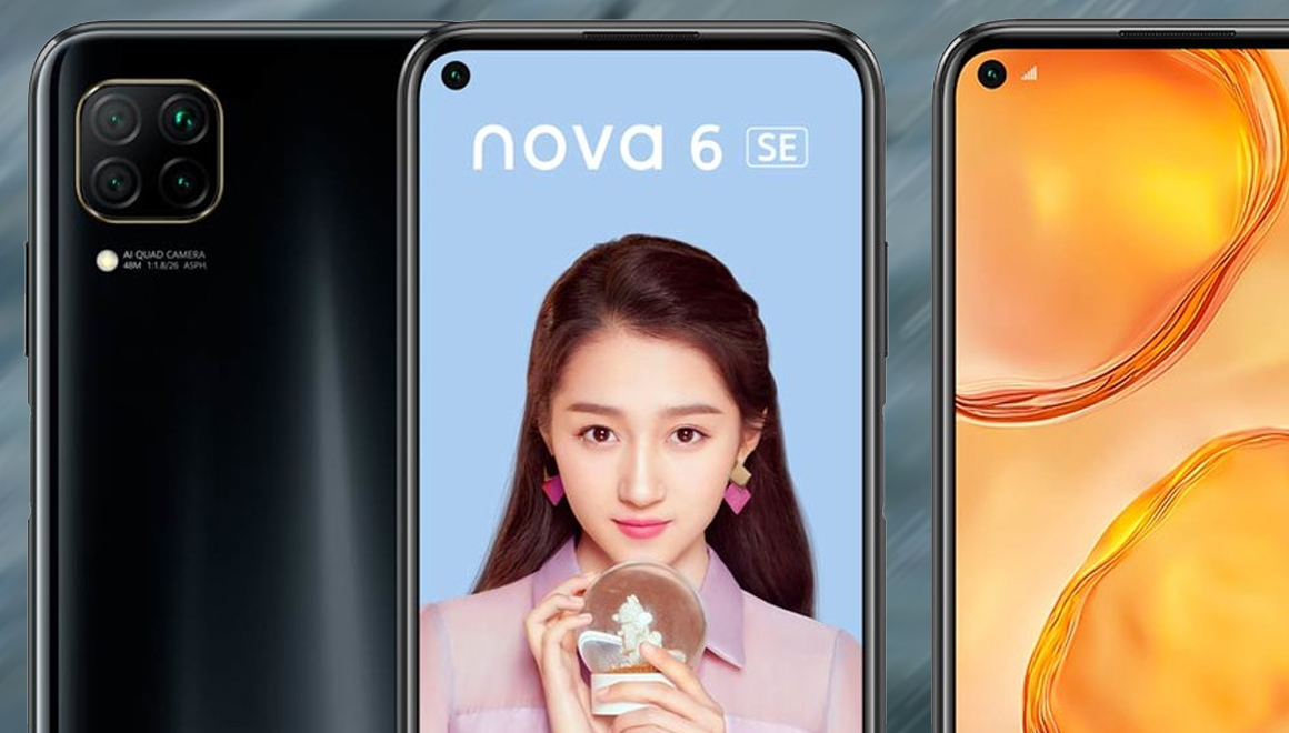 iPhone 11 Pro gibi: Huawei Nova 6 SE tanıtıldı!
