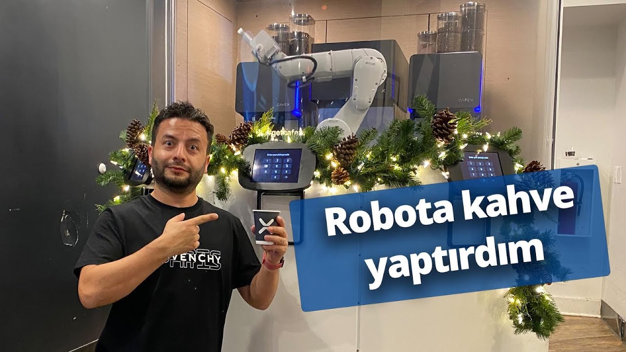 Robot elinden acı kahve içtik! (Video)