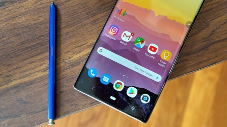 Samsung Galaxy Note 10 Lite tasarımı