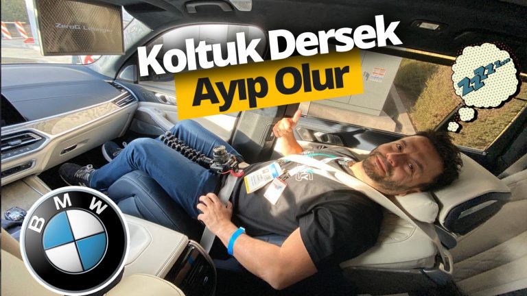 BMW araba koltuğunu yatak yaptı: ZeroG Lounger!