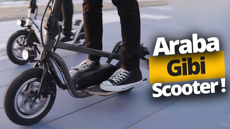 Böbrek taşı döktürmeyen elektrikli scooter!