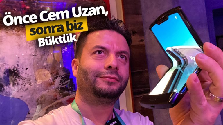 Cem Uzan’dan sonra biz büktük! Motorola Razr