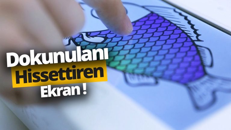 Dokunduğunuzu hissettiren, hisli telefon!