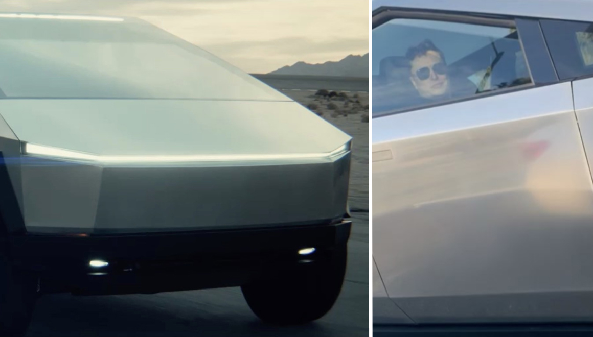 Elon Musk, Tesla Cybertruck ile sokaklarda geziyor - ShiftDelete.Net