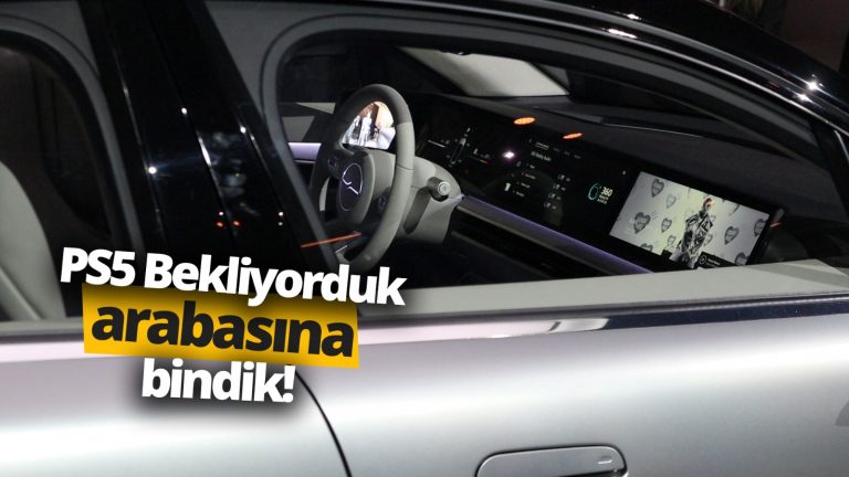 Sony araba yaptı! PS5 beklerken arabasına bindik