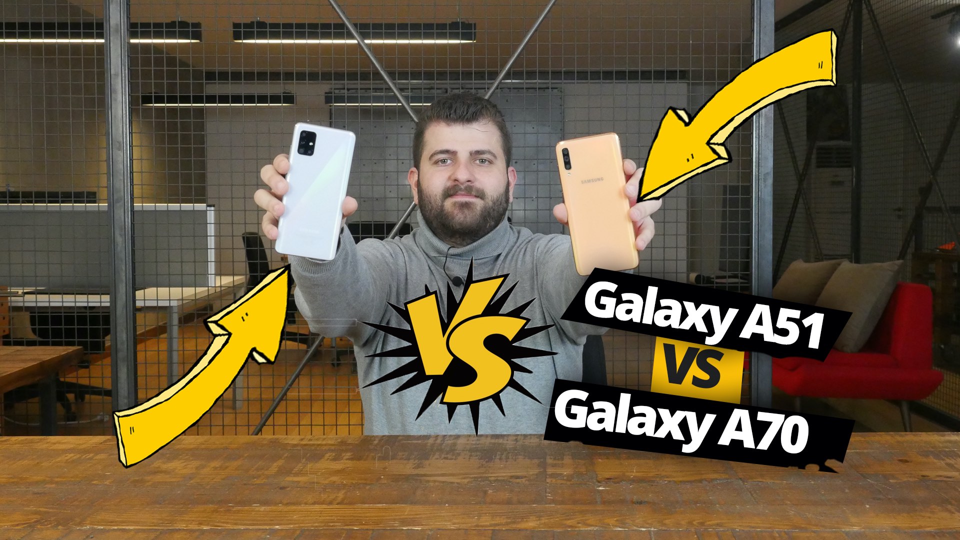 Samsung Galaxy A51 vs Galaxy A70 (Video)