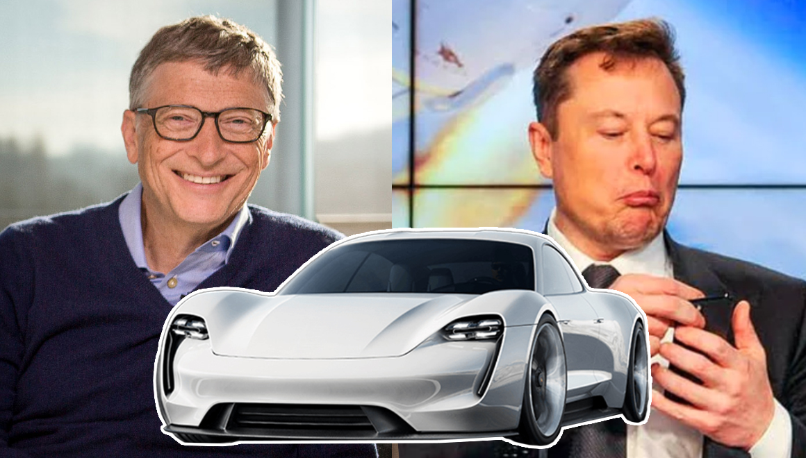 Bill Gates elektrikli otomobil aldı: Porsche Taycan