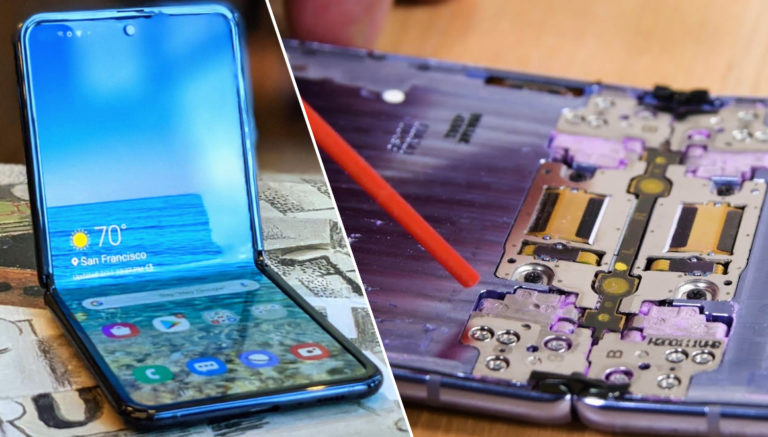 Samsung Galaxy Z Flip parçalarına ayrıldı! 
