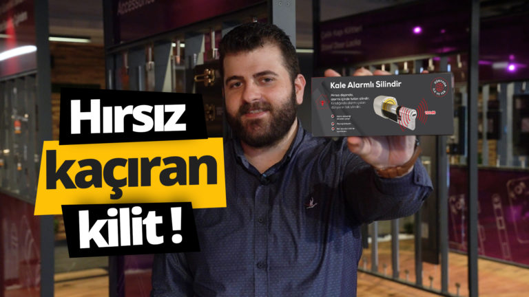 Hırsız Kaçıran Alarmlı Kilit! Kale Alarmlı Silindir