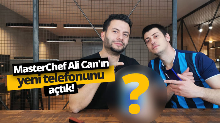 MasterChef Ali Can’ın yeni telefonunu kutudan çıkarttık
