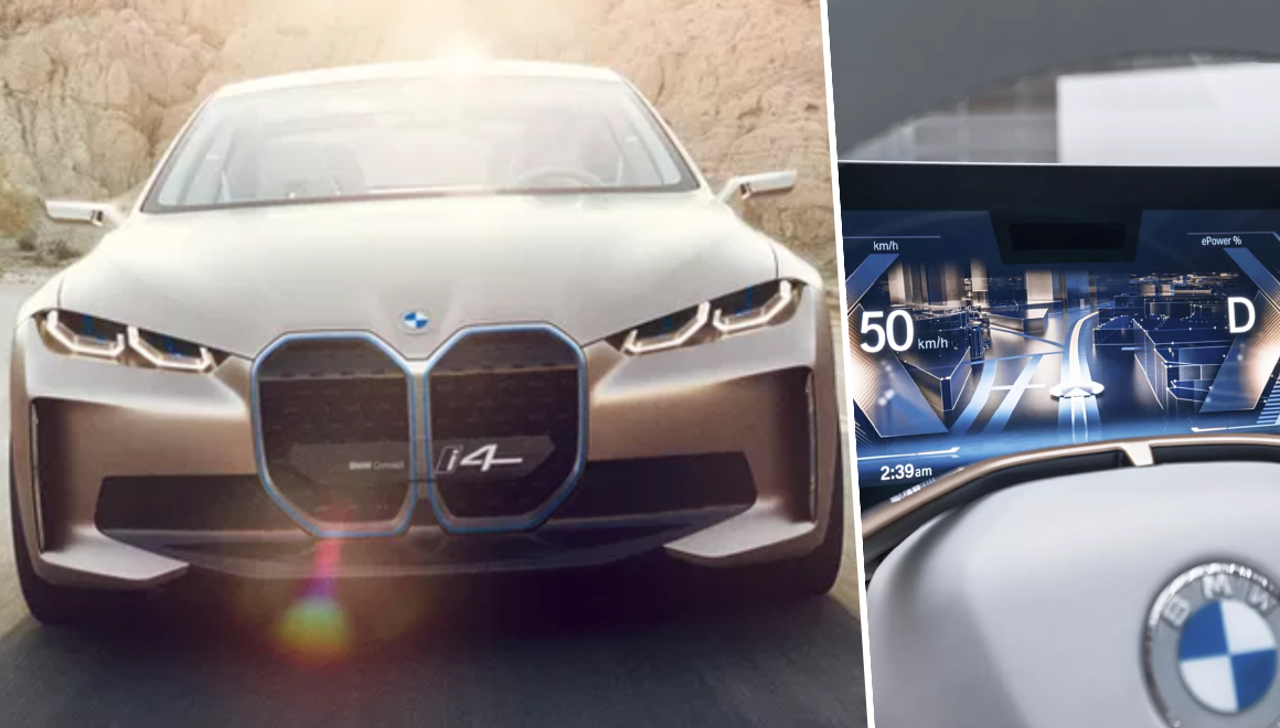 2020 BMW Concept i4 sıra dışı bir tasarım ile geliyor!