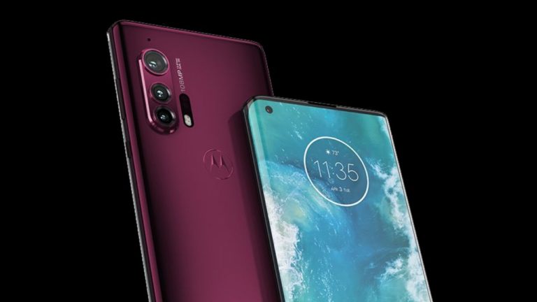 Eğimli ekranlı Motorola Edge Plus’dan yeni görüntüler!