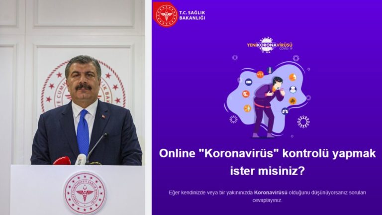 Sağlık Bakanlığından corona virüsü riski sorgulama sitesi!