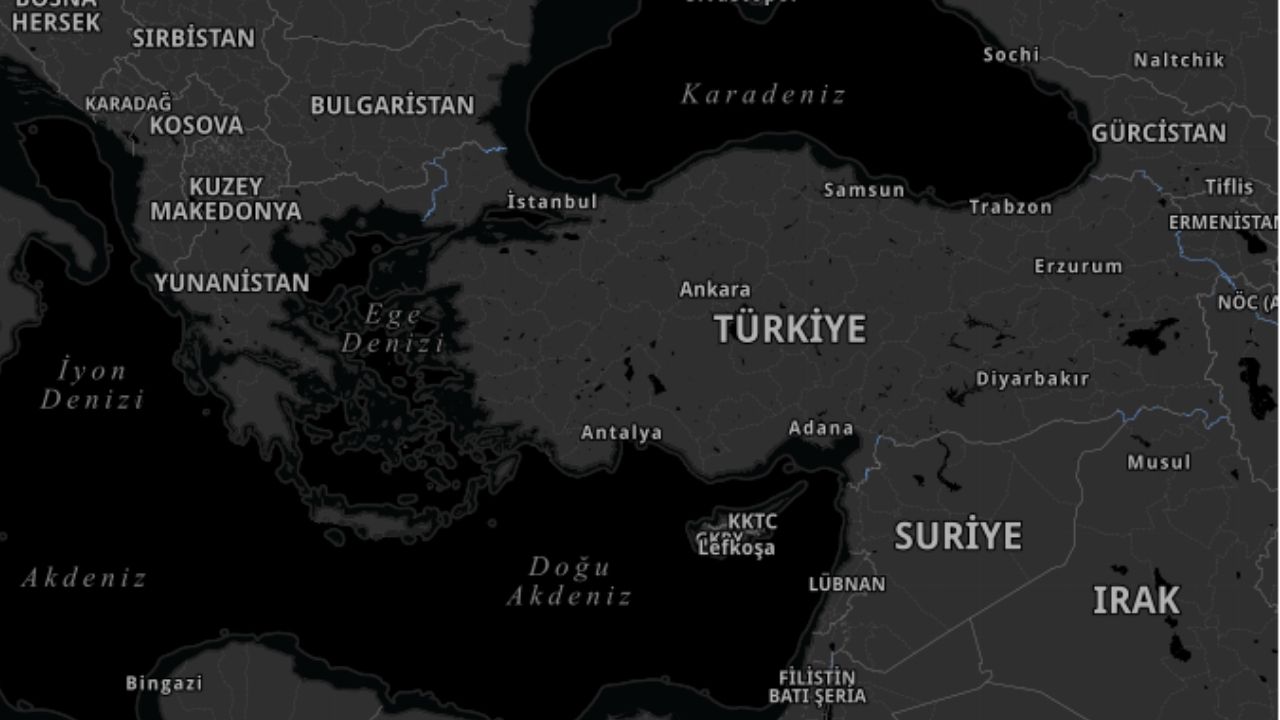 Türkiye Corona virüsü haritası