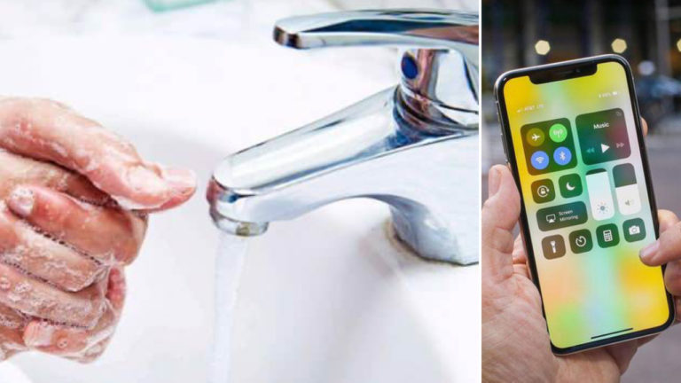 El yıkamayı hatırlatan uygulama