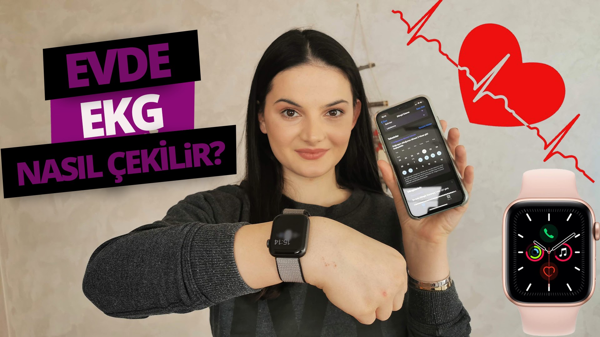 Saatle EKG çektik: Apple Watch EKG özelliği!