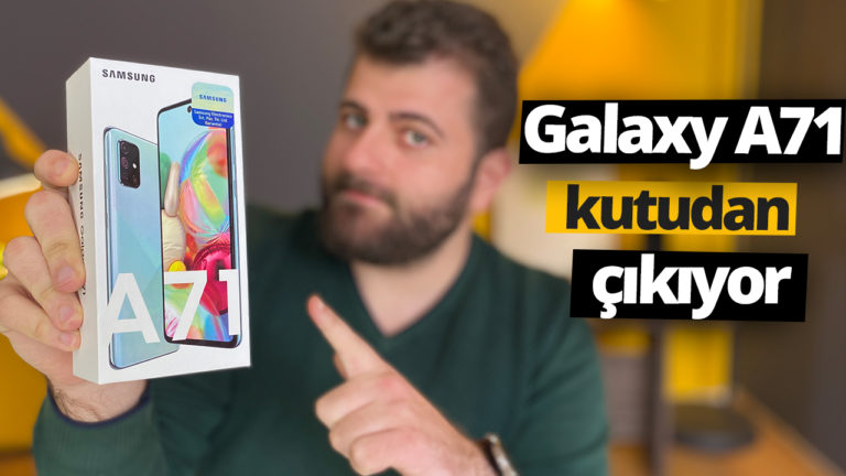 Samsung Galaxy A71 kutudan çıkıyor
