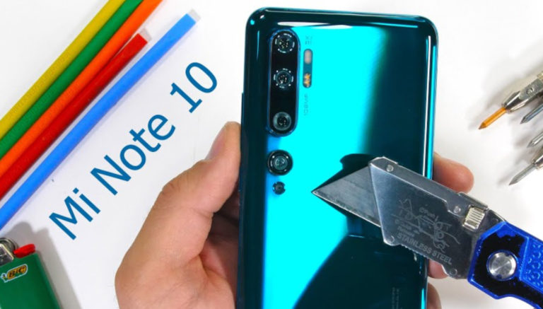 Xiaomi Mi Note 10 dayanıklılık testinde! İşte sonuç
