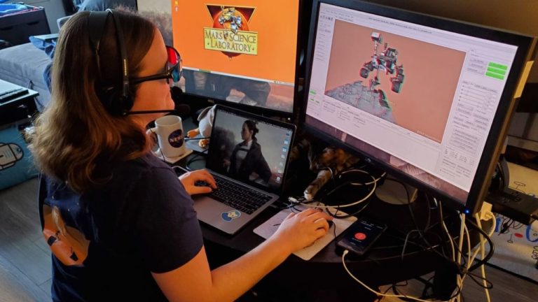 NASA da evden çalışıyor! İşte paylaşılan görüntüler