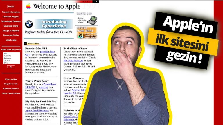 İnternetin geçmişini gösteren internet sitesi