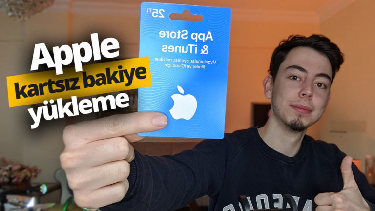 Kredi kartı kullanmadan Apple bakiye nasıl yüklenir?
