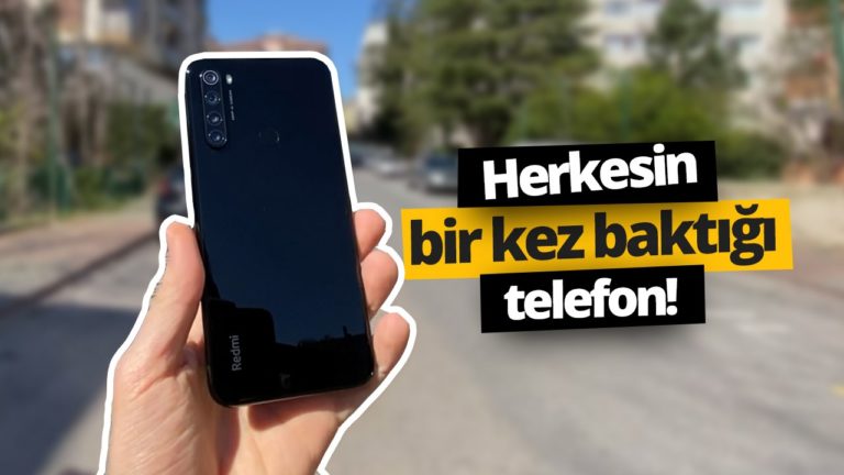 Xiaomi Redmi Note 8 alalım mı? (Video)