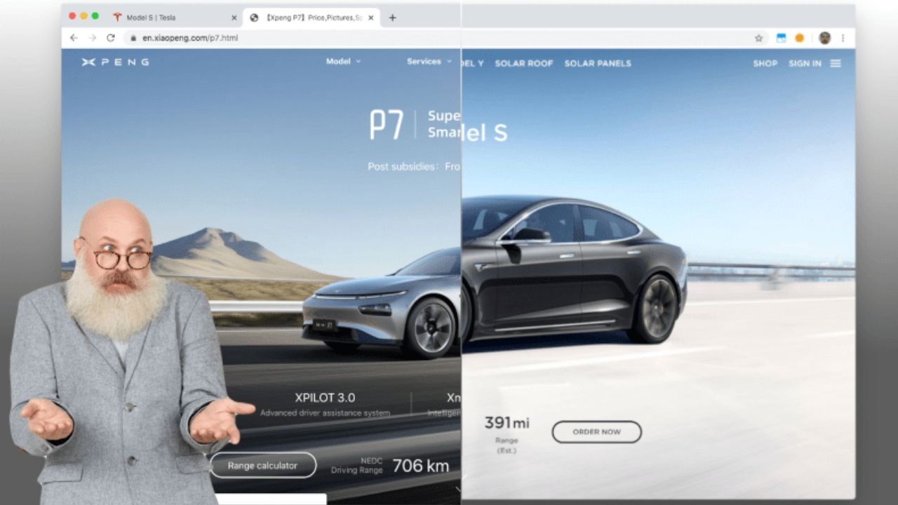 Tesla’nın internet sitesi tasarımı kopyalandı