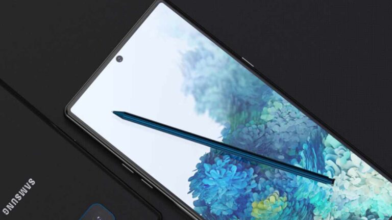 Galaxy Note 20 tasarımı