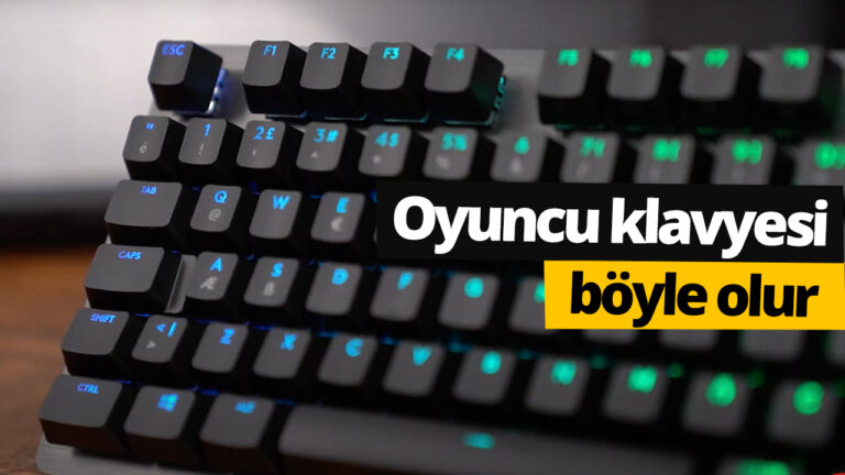 Logitech G513 Clicky klavye incelemesi