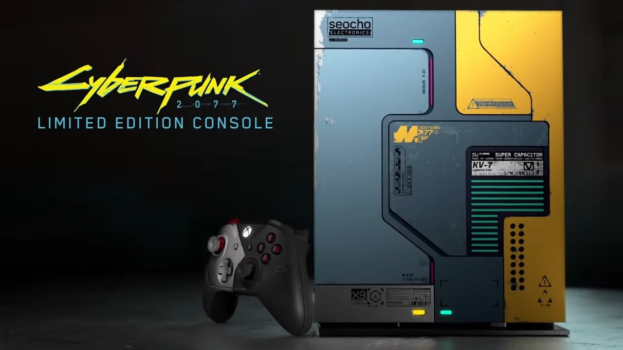Cyberpunk 2077 temalı Xbox One X-01