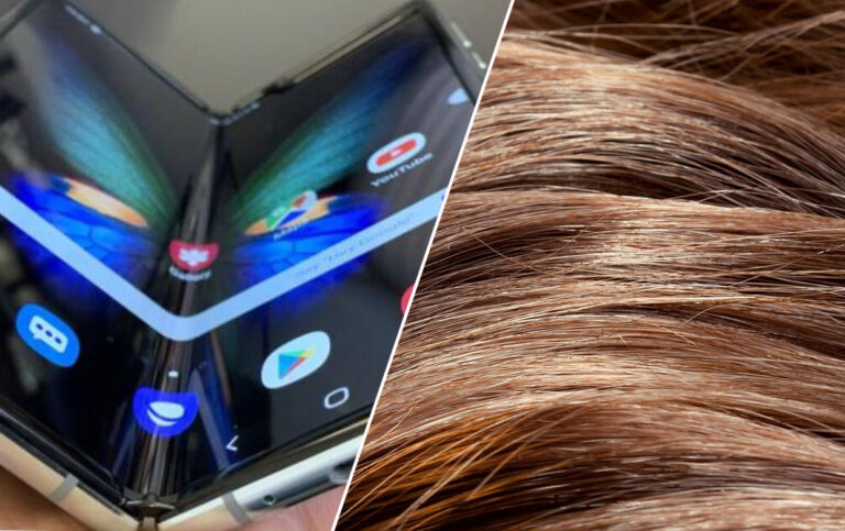 Katlanabilir ekran için insan saçı kullanılacak!