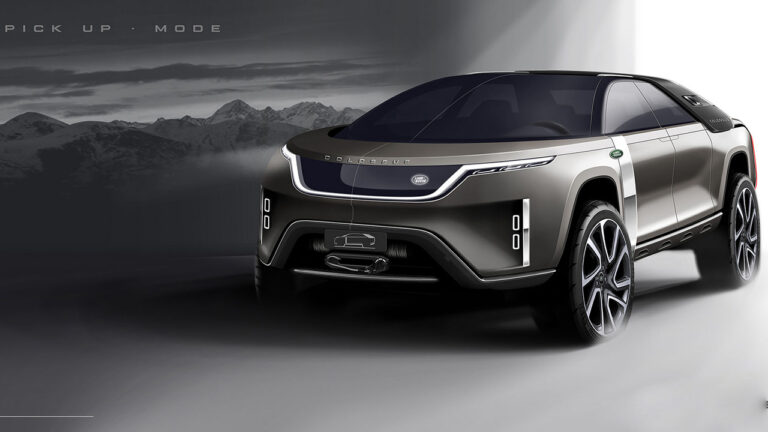 SUV ve kamyonet bir arada: Land Rover Colossus