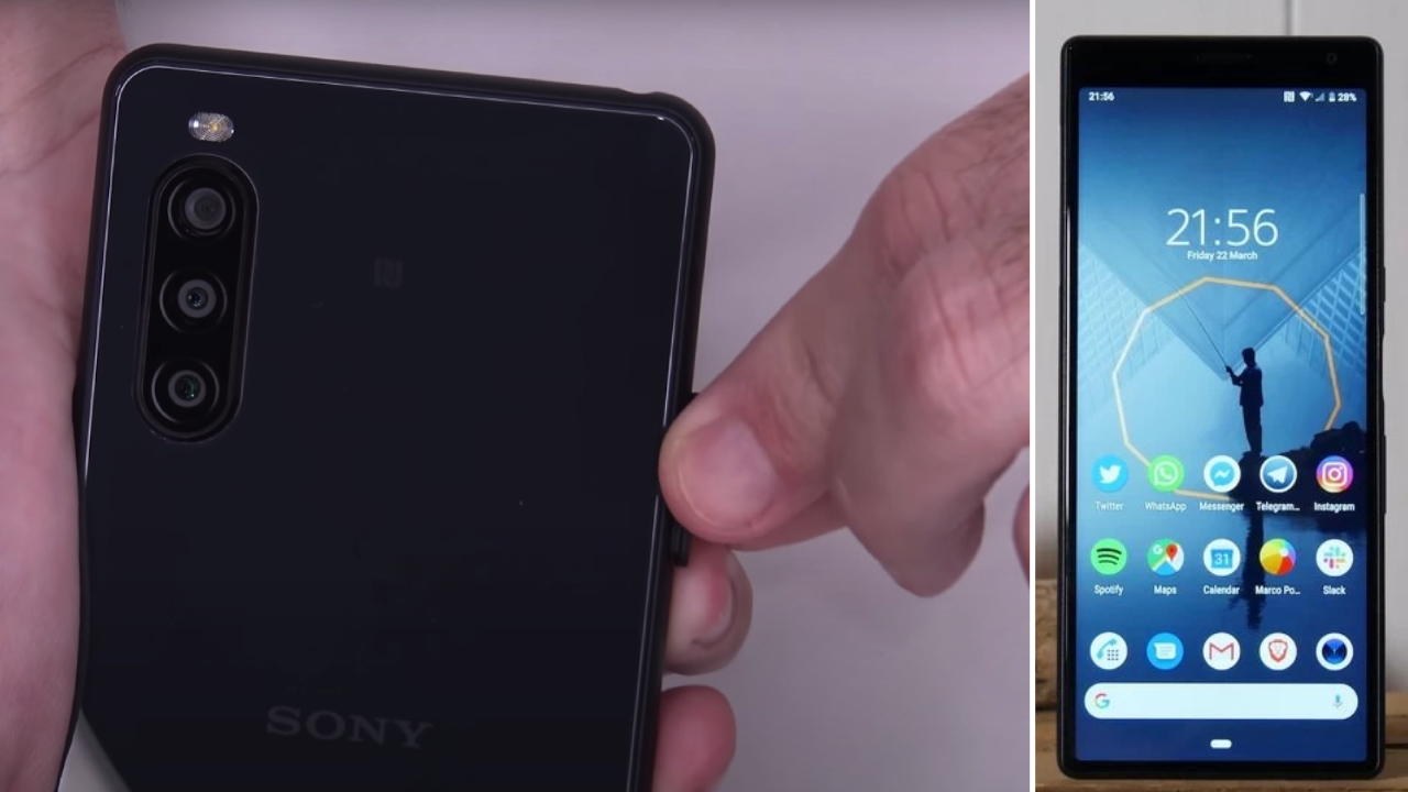Sony Xperia 10 II parçalarına