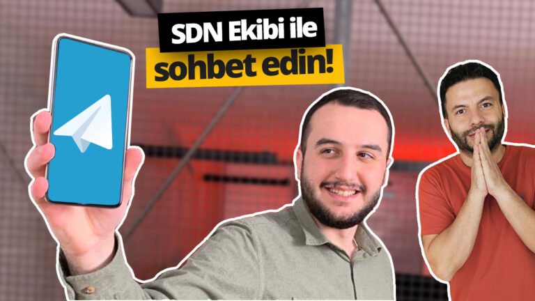 SDN ekibi ile konuşun! Telegram kanalı nasıl açılır?