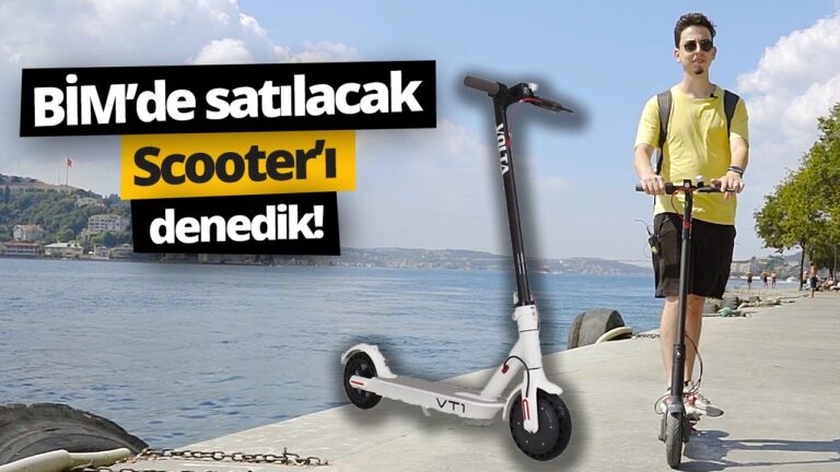 1. köprüden 2. köprüye Volta Scooter ile gittik!