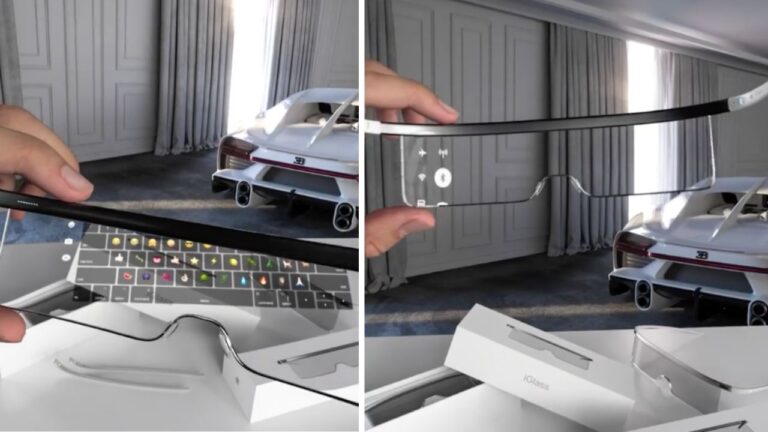 Apple Glass için oluşturulan çok gerçekçi konsept!