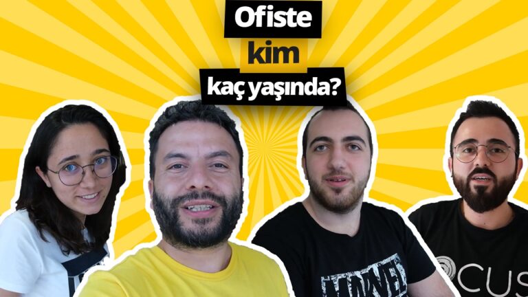 Ofiste kim kaç yaşında? Editöre şok! Ofis içi