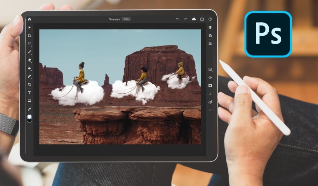 iPad için Adobe Photoshop-iPad Adobe Photoshop Refine Edge Tool