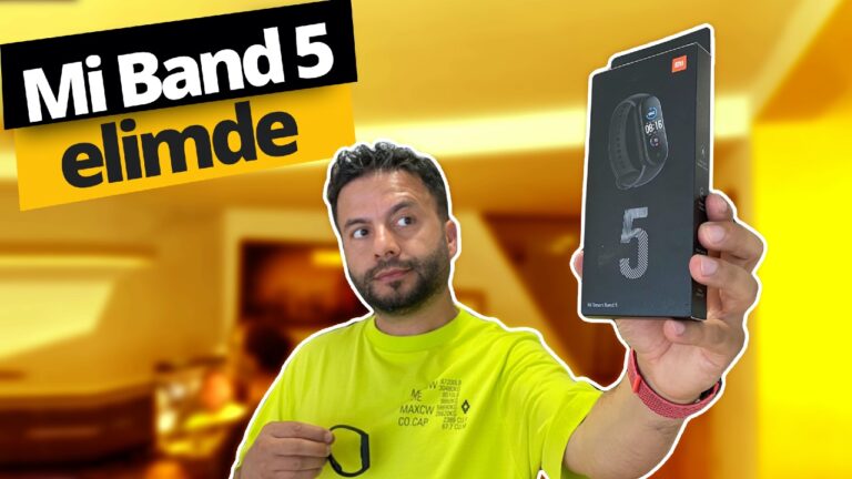 Xiaomi Mi Band 5 kutu açılışı! İlk karşılaşma
