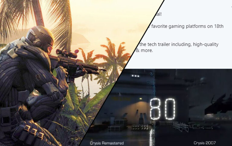 Crysis Remastered geliyor! İşte yeni tarih