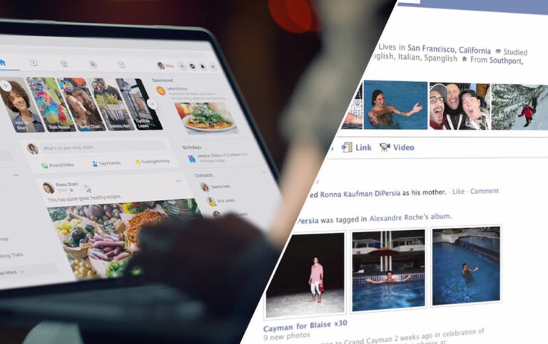 eski facebook tasarımı, yeni facebook tasarımı,