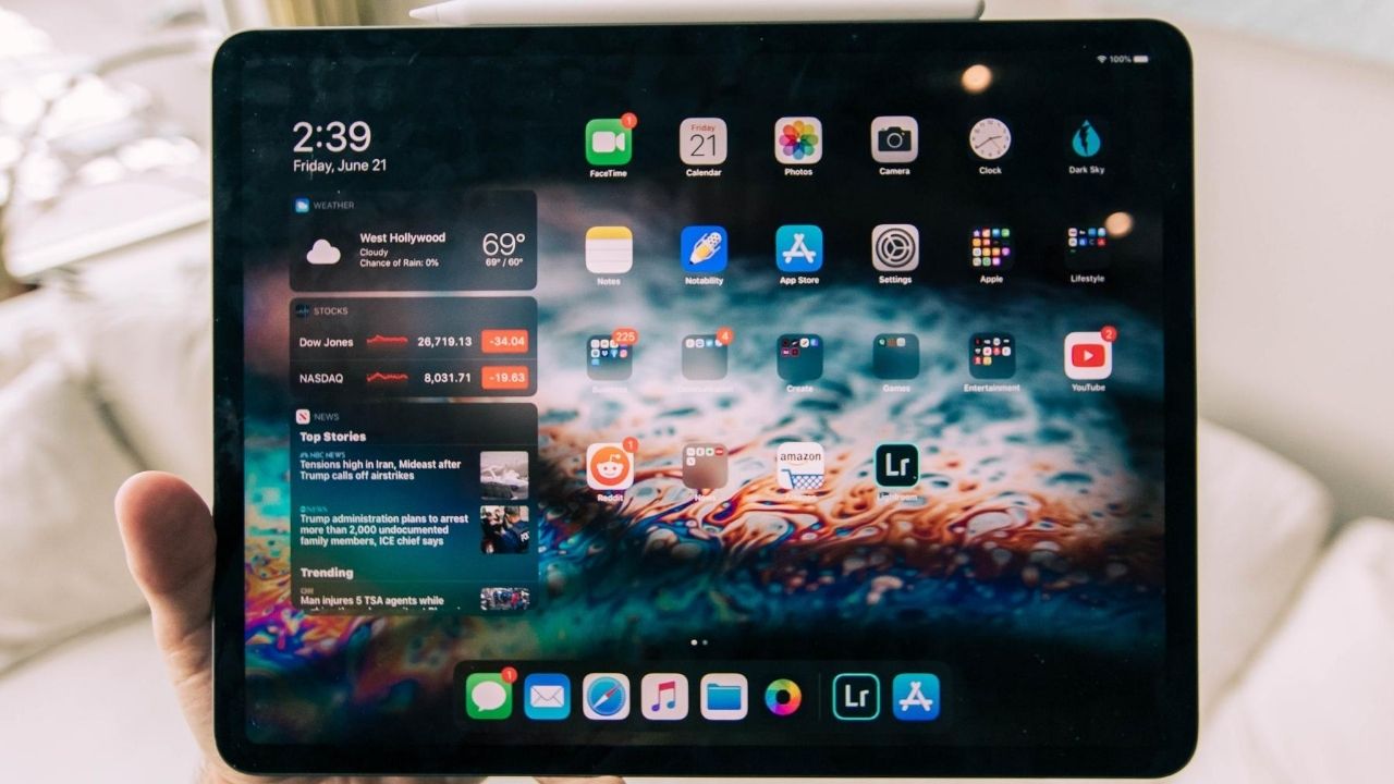 katlanabilir ekranlı iPad