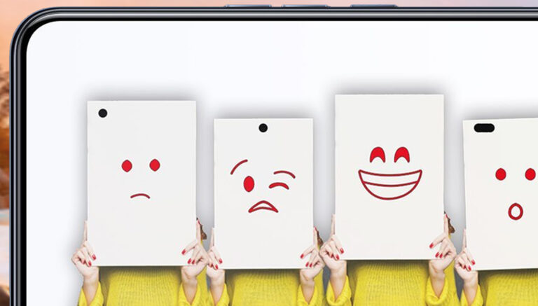 Ekran altı kameralı telefondan ilk görsel!