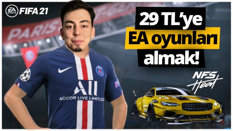 29 TL’ye binlerce liralık EA oyunu almak