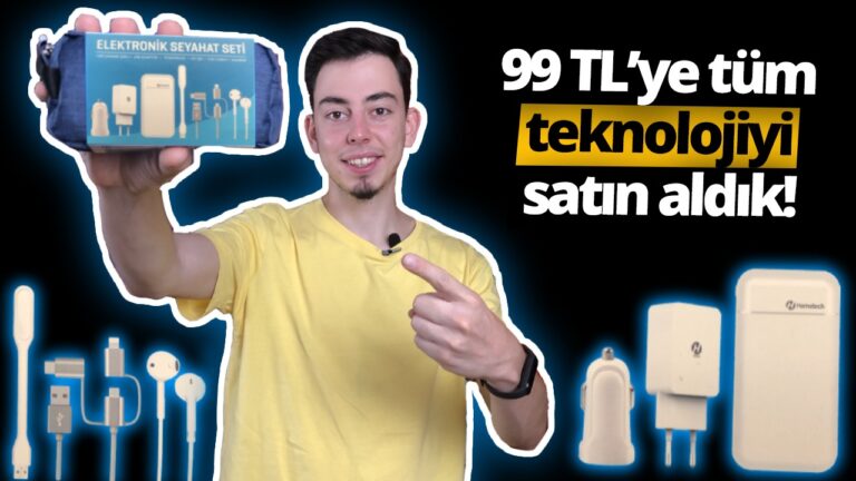 99 TL’ye tüm teknolojiyi önümüze sunan çantayı aldık!