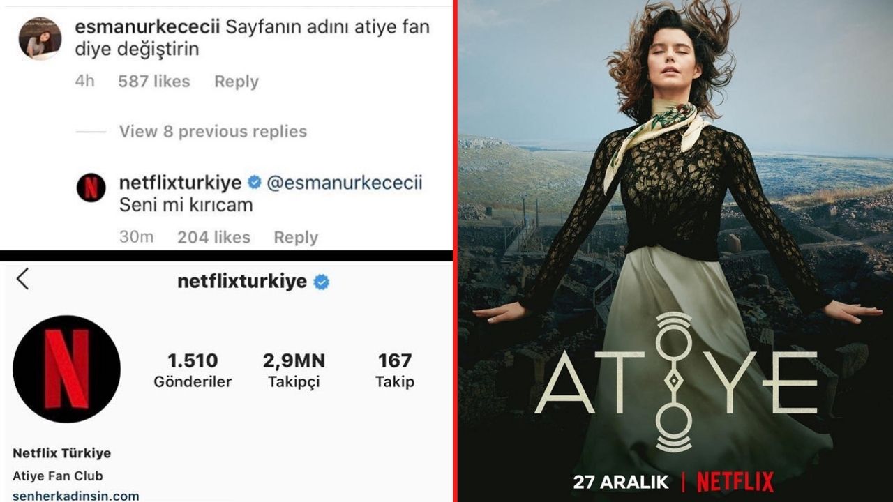 Netflix Türkiye Instagram hesabının açıklaması