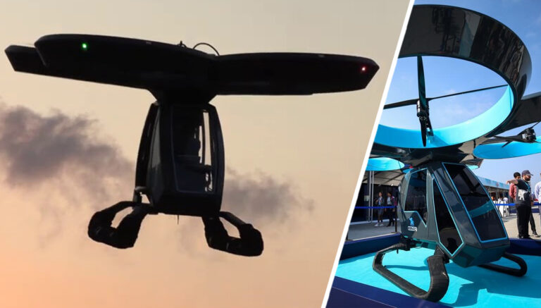 Türkiye’nin ilk uçan arabası: CEZERİ havalandı!