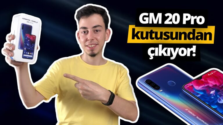 General Mobile GM 20 Pro kutusundan çıkıyor