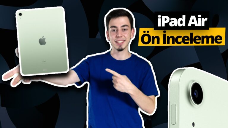 iPhone 12 işlemcili 4. nesil iPad Air ön bakış!