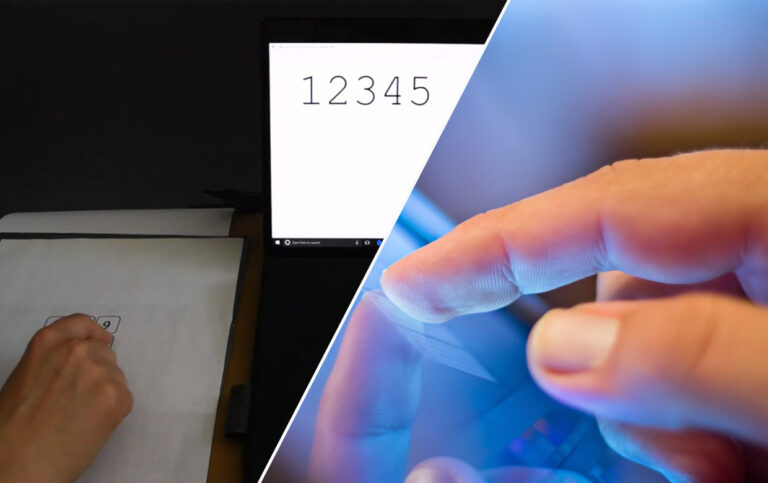 Kağıt dokunmatik tablet gerçek oldu!